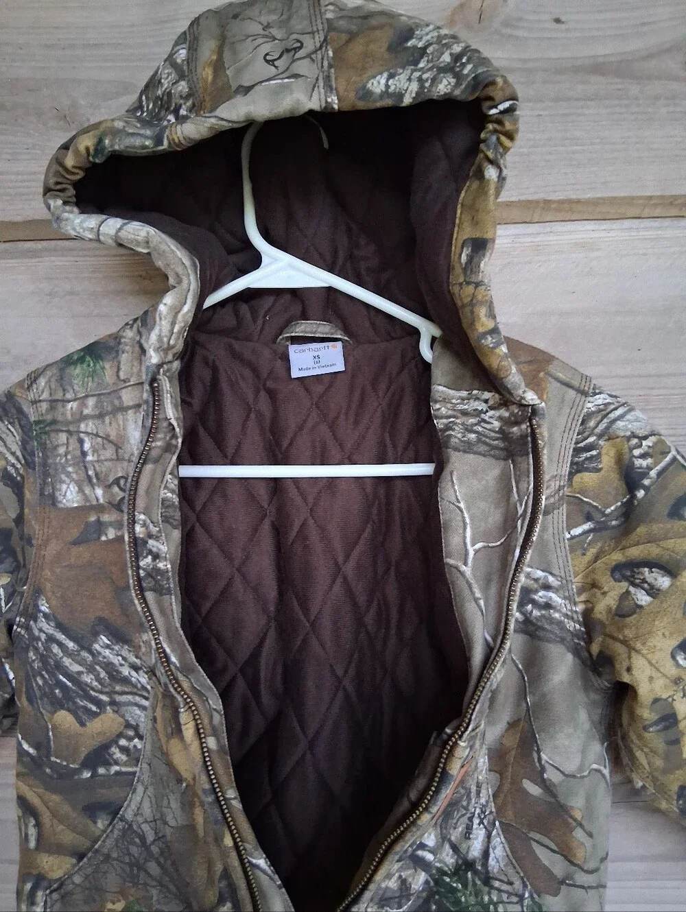 vintage Carhartt Kid's Camouflage Active Suit